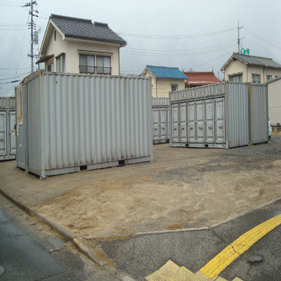 広島市安佐北区落合の屋外型トランクルーム