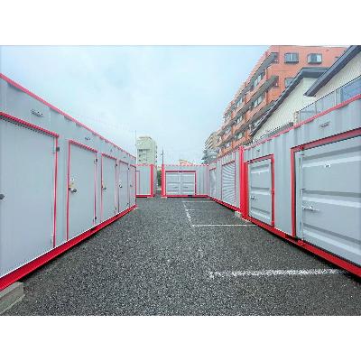 川口市中青木の屋外型トランクルーム,バイクコンテナ