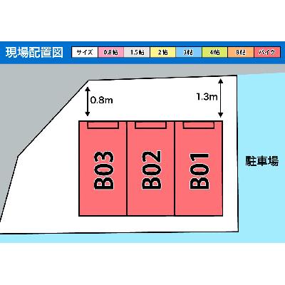トランクデイズバイク 吉川駅前(バイクコンテナ)の物件画像3