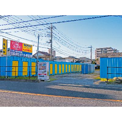 越谷市大沢の屋外型トランクルーム,バイクコンテナ